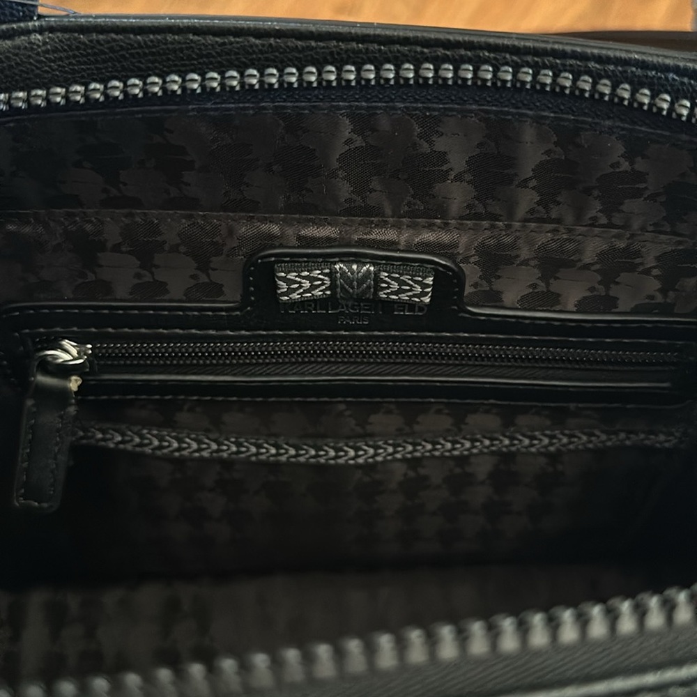 Karl Lagerfeld Paris Small Tote w/Crossbody/Shoulder Strap - Picture 7 of 12
